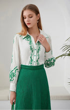 Load image into Gallery viewer, G.D.S. Amelie embroidered blouse

