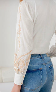G.D.S. Amelie embroidered blouse